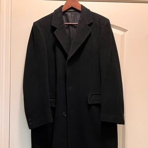 Men’s knee length winter dress jacket